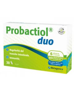 Probactiol Duo Integratore per La Regolarità del Transito Intestinale 30 Capsule