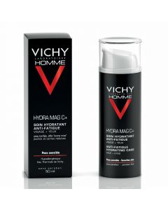 Vichy Homme Hydra Mag C + Trattamento Idratante Anti-Fatica Viso + Occhi 50ml