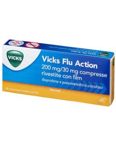 VICKS FLU ACTION 200 MG/30 MG COMPRESSE RIVESTITE CON FILM