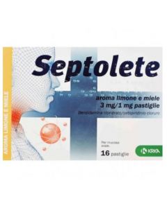 Septolete Aroma Limone E Miele 3 Mg/1 Mg 16 Pastiglie