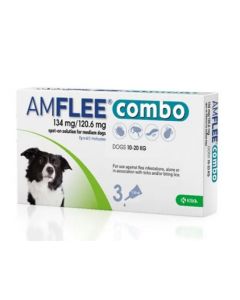 Amflee Combo 134 Mg/120,6 Mg Soluzione Spot-on Per Cani Di Taglia Media