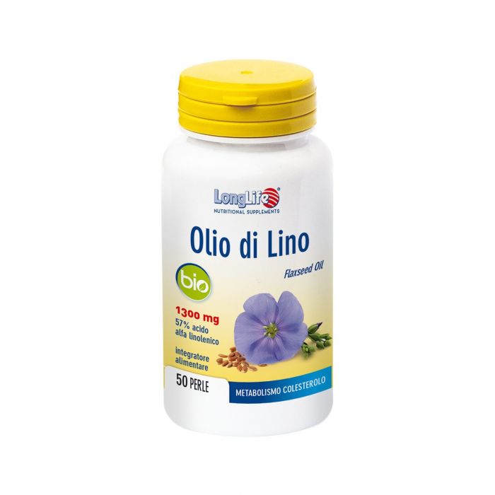 Longlife Olio Di Lino Bio Integratore Alimentare 50 Perle