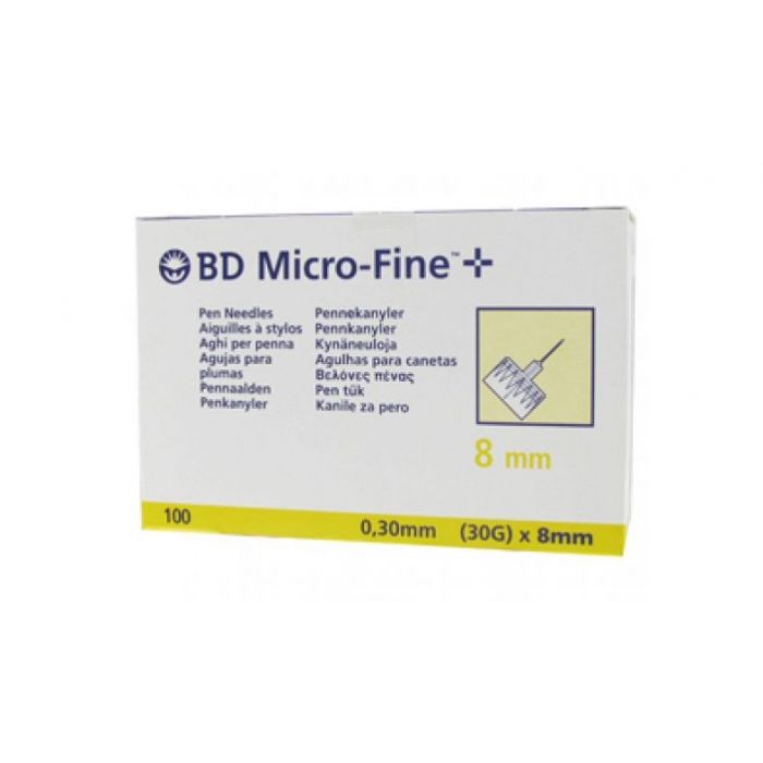 BD Microfine Aghi G30 Per Penna Insulina 8Mm 100 Pezzi