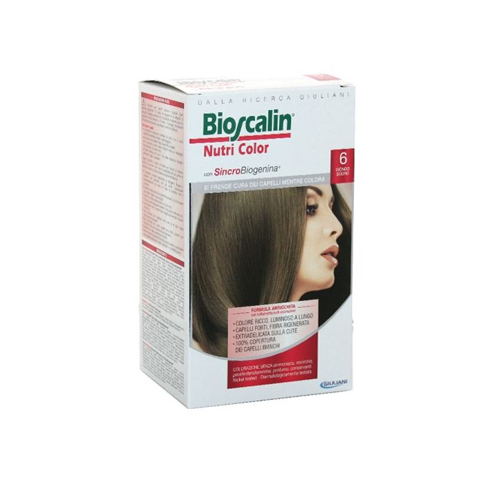 Bioscalin NutriColor Tintura Per Capelli Colore 6 Biondo Scuro