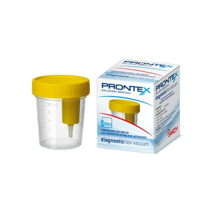 Prontex Diagnostic Box Vacuum System Contenitore Urina Sterile 1 Pezzo