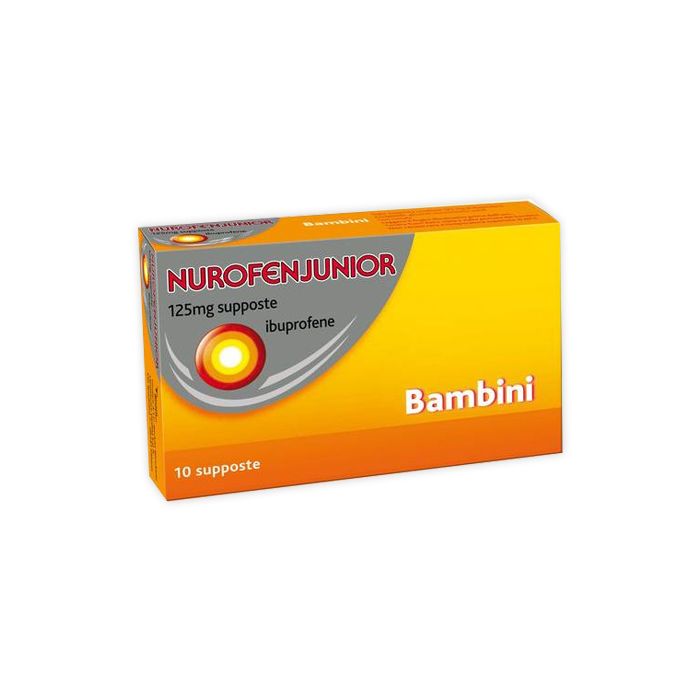 Nurofen Junior Ibuprofene 125mg Bambini 10 Supposte