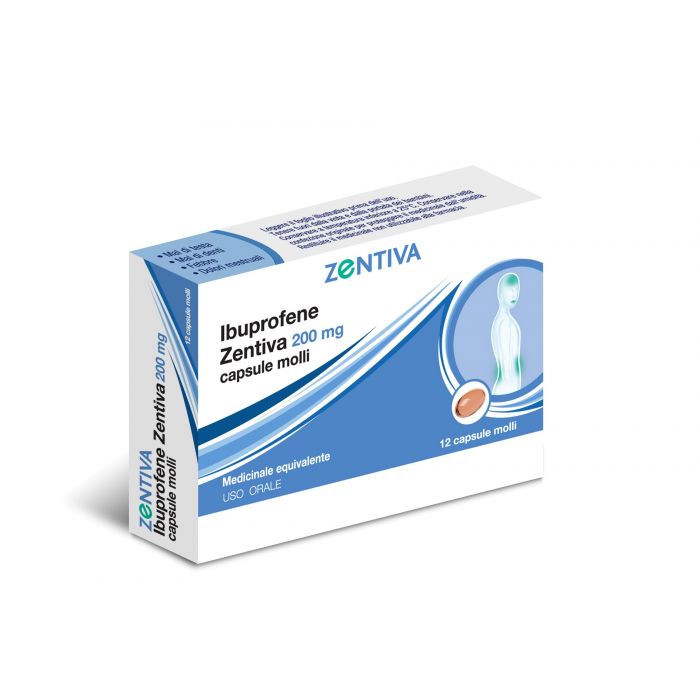 Ibuprofene Zentiva 200Mg da 12 Capsule Molli Più Medical
