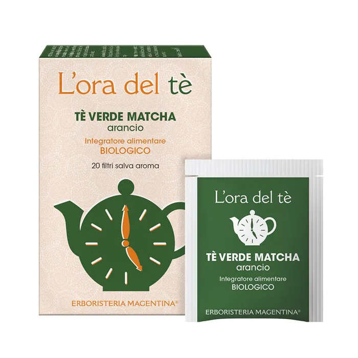 Tè Verde Matcha Arancia Bio 20 Filtri