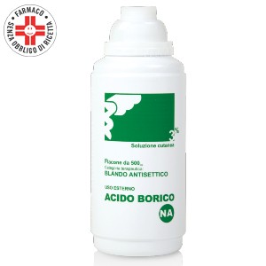 Acido Borico Soluzione Cutanea 3% 500 Ml