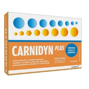 Carnidyn Plus Integratore Alimentare per Stanchezza 20 Bustine da 5 G